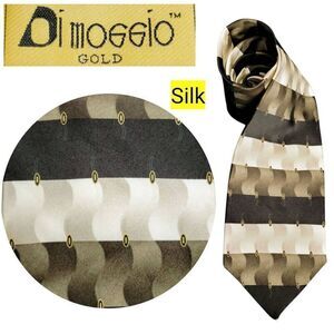 Tie Silk Luxury Neutral Business Professional or Dress Necktie